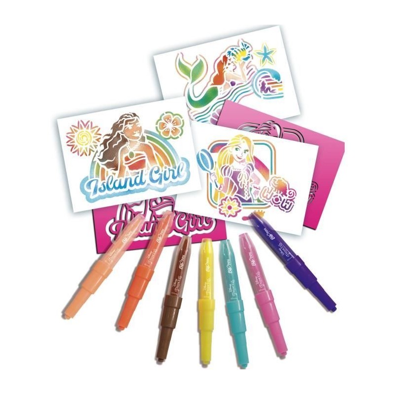 Blopens - LANSAY - Disney Princess - 7 pochoirs - Des 5 ans Blopens - LANSAY - Disney Princess - 7 pochoirs - Des 5 ans