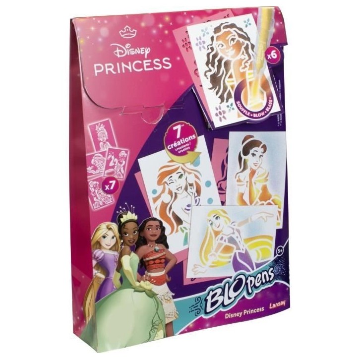 Blopens - LANSAY - Disney Princess - 7 pochoirs - Des 5 ans Blopens - LANSAY - Disney Princess - 7 pochoirs - Des 5 ans