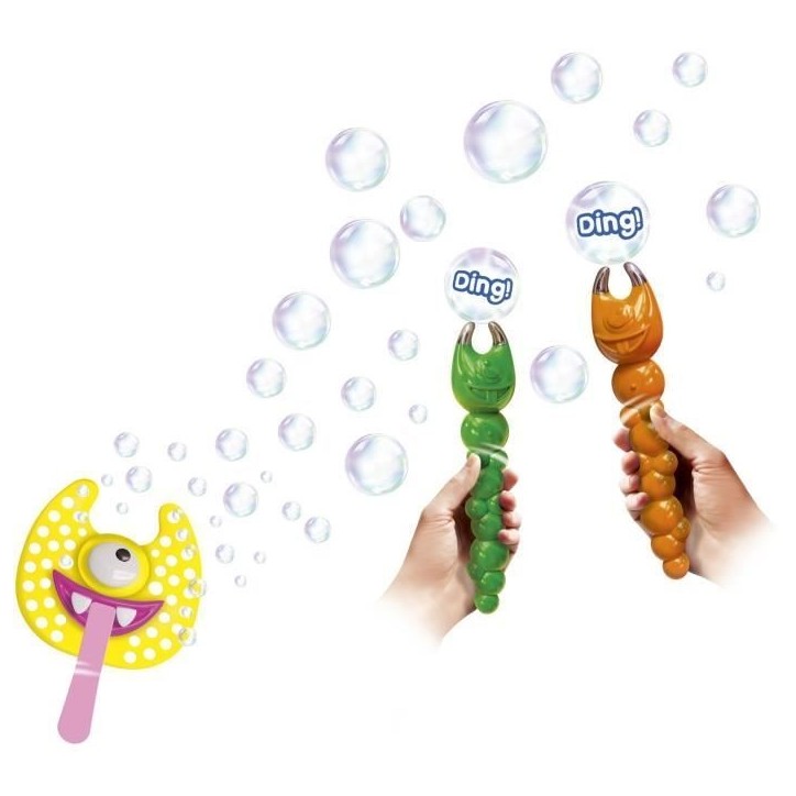 Jeu bulles de savon - LANSAY - 25640 - Bulles Party - Bubble Ding Duo Electronic