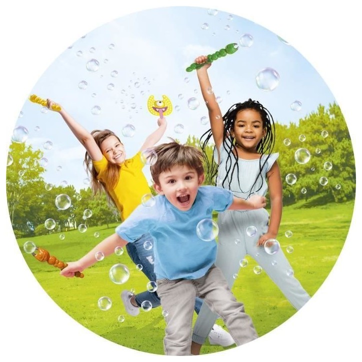 Jeu bulles de savon - LANSAY - 25640 - Bulles Party - Bubble Ding Duo Electronic