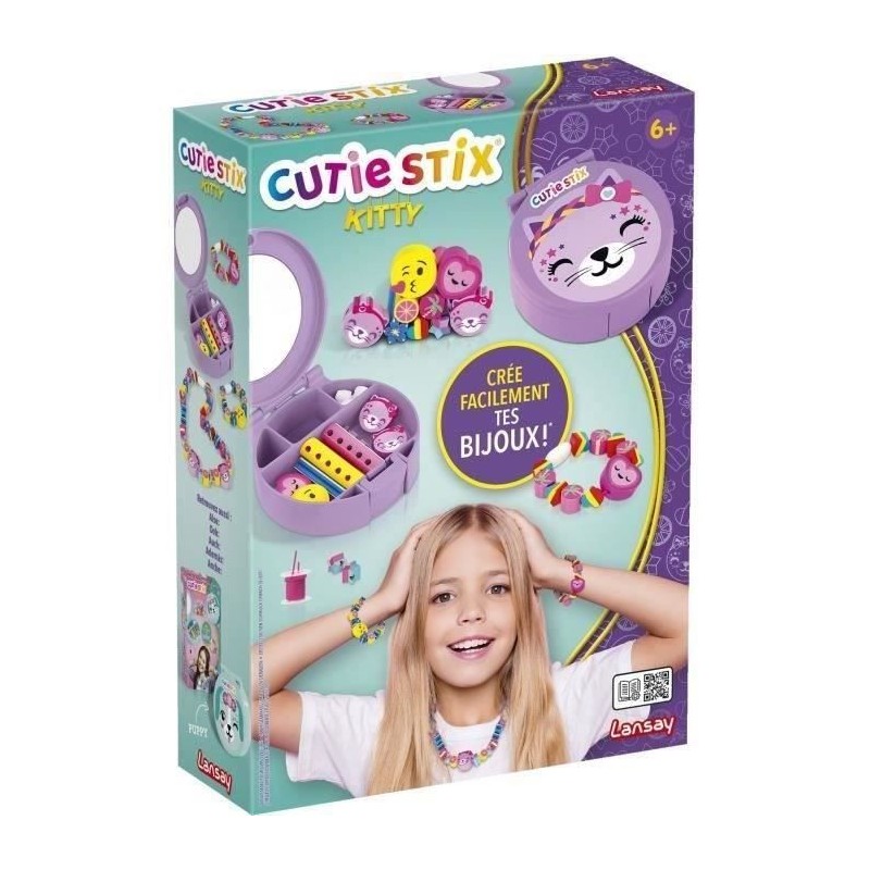 Jeu de création bijoux - LANSAY - 33119 - Cutie Stix - Kitty Jeu de création bijoux - LANSAY - 33119 - Cutie Stix - Kitty