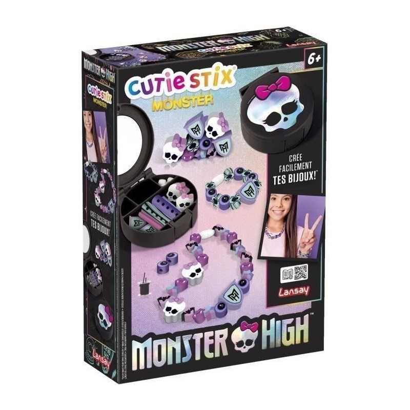 Jeu de création bijoux - LANSAY - 33122 - Cutie Stix - Monster Jeu de création bijoux - LANSAY - 33122 - Cutie Stix - Monster