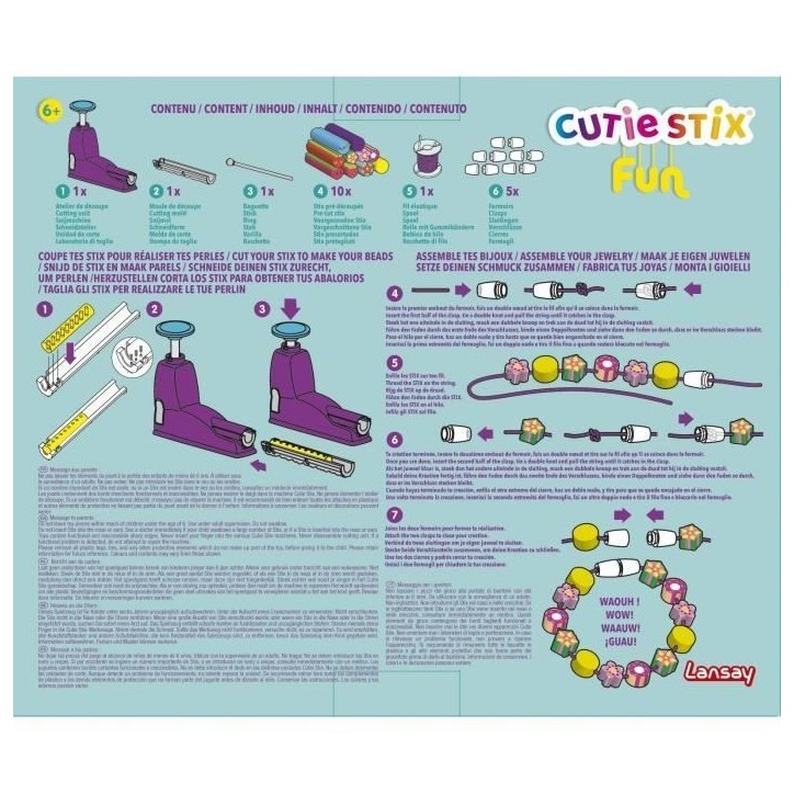 Cutie Stix - LANSAY - Fun - Atelier créatif - Des 6 ans Cutie Stix - LANSAY - Fun - Atelier créatif - Des 6 ans