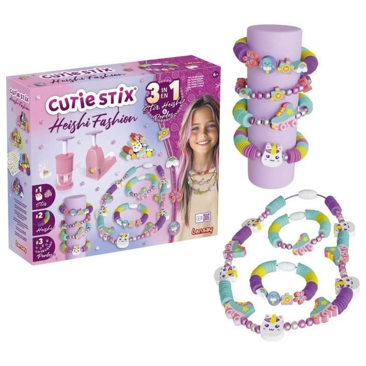 Set Cutie Stix - LANSAY - Heishi Fashion - Des 6 ans Set Cutie Stix - LANSAY - Heishi Fashion - Des 6 ans