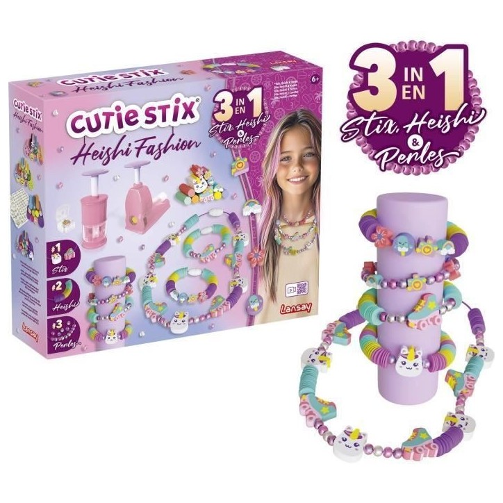 Set Cutie Stix - LANSAY - Heishi Fashion - Des 6 ans Set Cutie Stix - LANSAY - Heishi Fashion - Des 6 ans