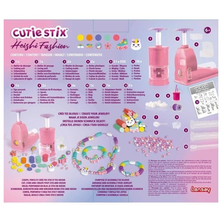 Set Cutie Stix - LANSAY - Heishi Fashion - Des 6 ans Set Cutie Stix - LANSAY - Heishi Fashion - Des 6 ans