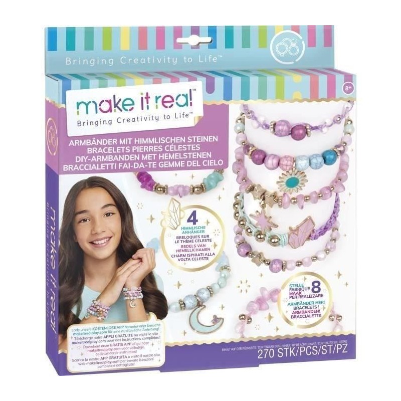 Jeu de création bijoux - LANSAY - 41322 - Make It Real - Bracelets Pi Jeu de création bijoux - LANSAY - 41322 - Make It Real - Bracelets Pi