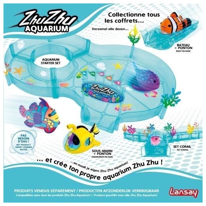 Univers miniature - LANSAY - 51001 - Zhu Zhu Aquarium : Aquarium + Surf Univers miniature - LANSAY - 51001 - Zhu Zhu Aquarium : Aquarium + Surf