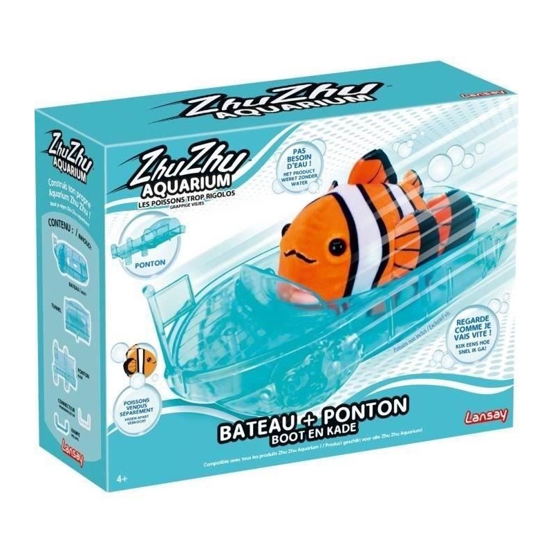 Univers miniature - LANSAY - 51002 - Zhu Zhu Aquarium : Bateau + Ponto Univers miniature - LANSAY - 51002 - Zhu Zhu Aquarium : Bateau + Ponto