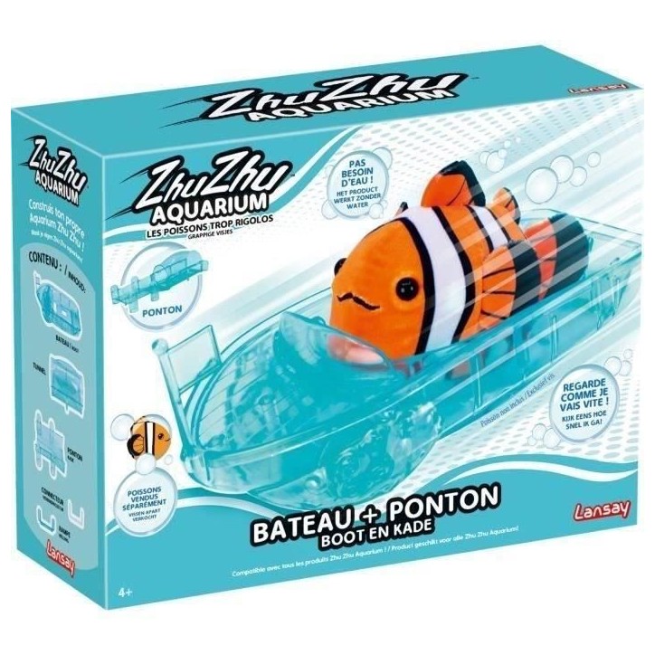 Univers miniature - LANSAY - 51002 - Zhu Zhu Aquarium : Bateau + Ponton Univers miniature - LANSAY - 51002 - Zhu Zhu Aquarium : Bateau + Ponton