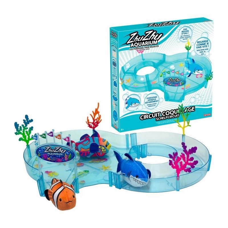 Univers miniature - LANSAY - 51020 - Zhu Zhu Aquarium : Circuit coquil