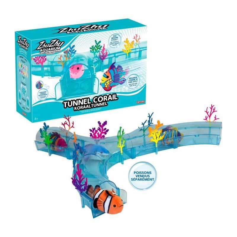 Zhu Zhu Aquarium - LANSAY - Tunnel Corail - Des 4 ans Zhu Zhu Aquarium - LANSAY - Tunnel Corail - Des 4 ans