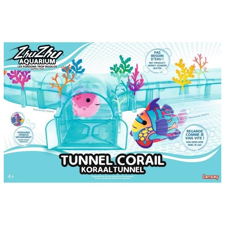 Zhu Zhu Aquarium - LANSAY - Tunnel Corail - Des 4 ans Zhu Zhu Aquarium - LANSAY - Tunnel Corail - Des 4 ans