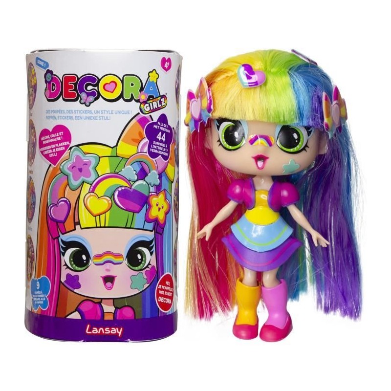 Poupée - LANSAY - 55101 - Decora Girlz - Minis Poupées Fashion a Per