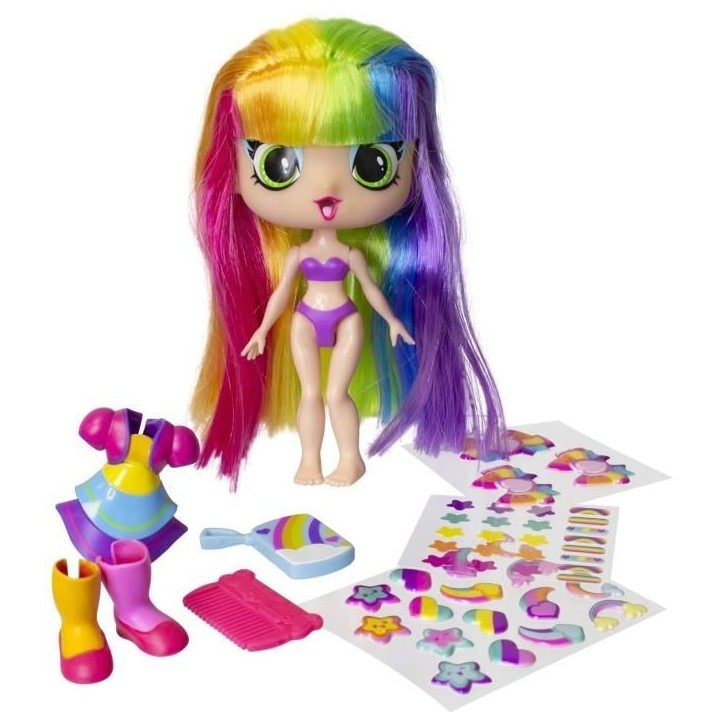 Poupée - LANSAY - 55101 - Decora Girlz - Minis Poupées Fashion a Personnaliser - Decora Poupée - LANSAY - 55101 - Decora Girlz - Minis Poupées Fashion a Personnaliser - Decora