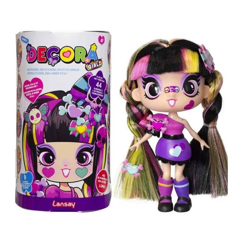 Poupée - LANSAY - 55103 - Decora Girlz - Minis Poupées Fashion a Per Poupée - LANSAY - 55103 - Decora Girlz - Minis Poupées Fashion a Per