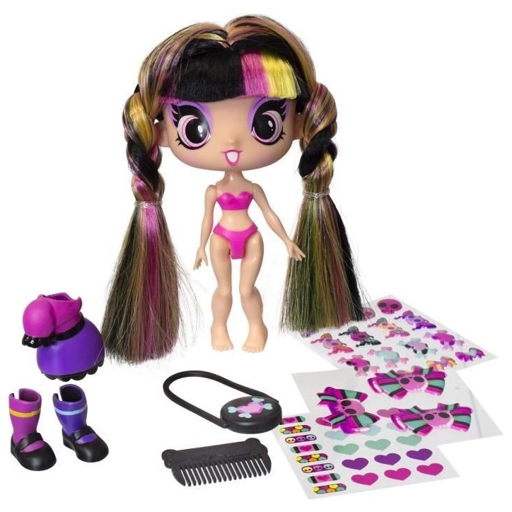 Poupée - LANSAY - 55103 - Decora Girlz - Minis Poupées Fashion a Personnaliser - Luna Poupée - LANSAY - 55103 - Decora Girlz - Minis Poupées Fashion a Personnaliser - Luna