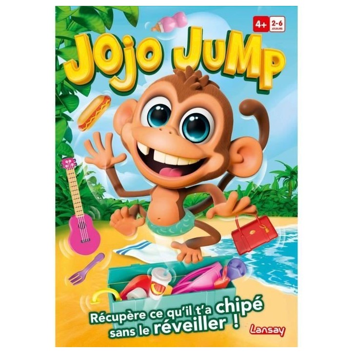 Jojo Jump - LANSAY - Jeu de dé - Des 4 ans