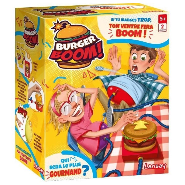 Burger Boom - LANSAY - Gonfle le ventre - Qui fera BOOM ? - Des 5 ans Burger Boom - LANSAY - Gonfle le ventre - Qui fera BOOM ? - Des 5 ans
