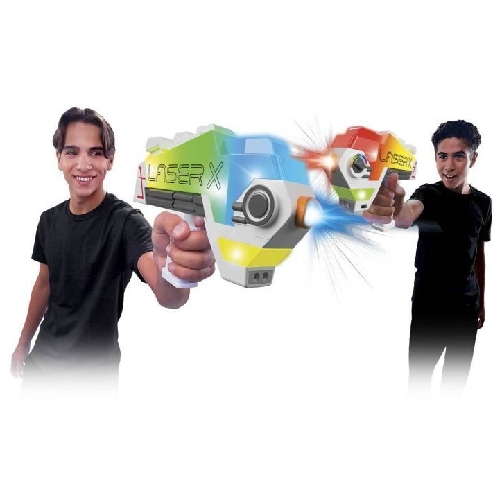 Jeu laser - LANSAY - 87552 - Laser X - Double Blaster Evolution Ultra Jeu laser - LANSAY - 87552 - Laser X - Double Blaster Evolution Ultra