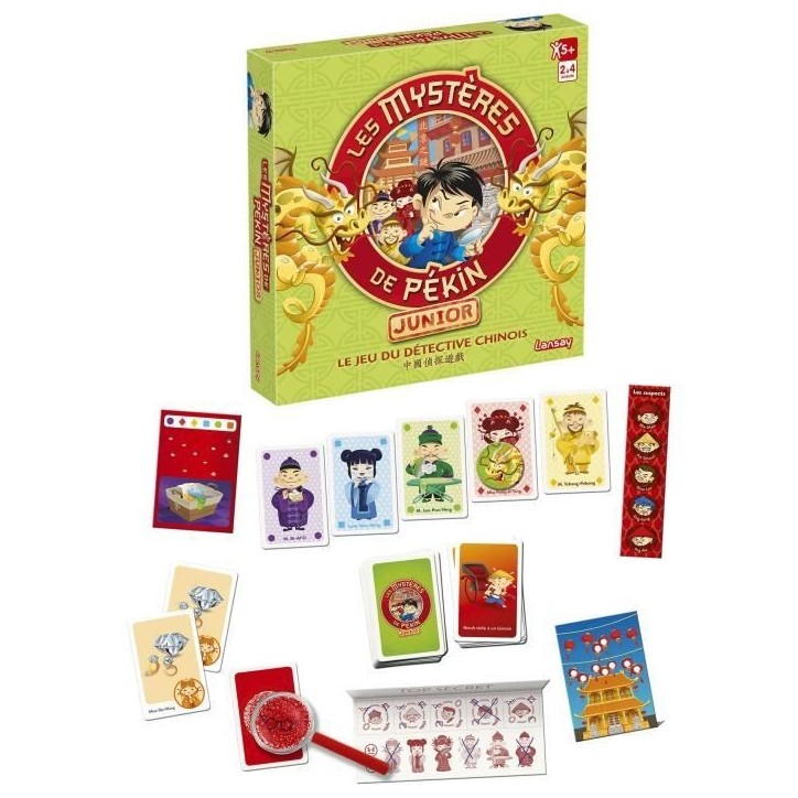 LANSAY - LES MYSTeRES DE PÉKIN - Jeu de société - Version Junior - 2 a 4 joueurs - Des 5 ans LANSAY - LES MYSTeRES DE PÉKIN - Jeu de société - Version Junior - 2 a 4 joueurs - Des 5 ans