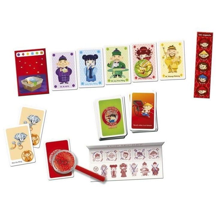 LANSAY - LES MYSTeRES DE PÉKIN - Jeu de société - Version Junior - 2 a 4 joueurs - Des 5 ans LANSAY - LES MYSTeRES DE PÉKIN - Jeu de société - Version Junior - 2 a 4 joueurs - Des 5 ans