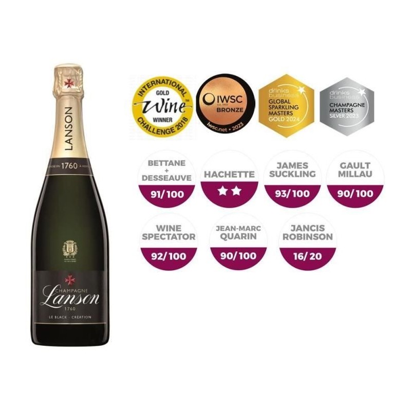 Lanson le Black Création - Brut 75 cl Lanson le Black Création - Brut 75 cl