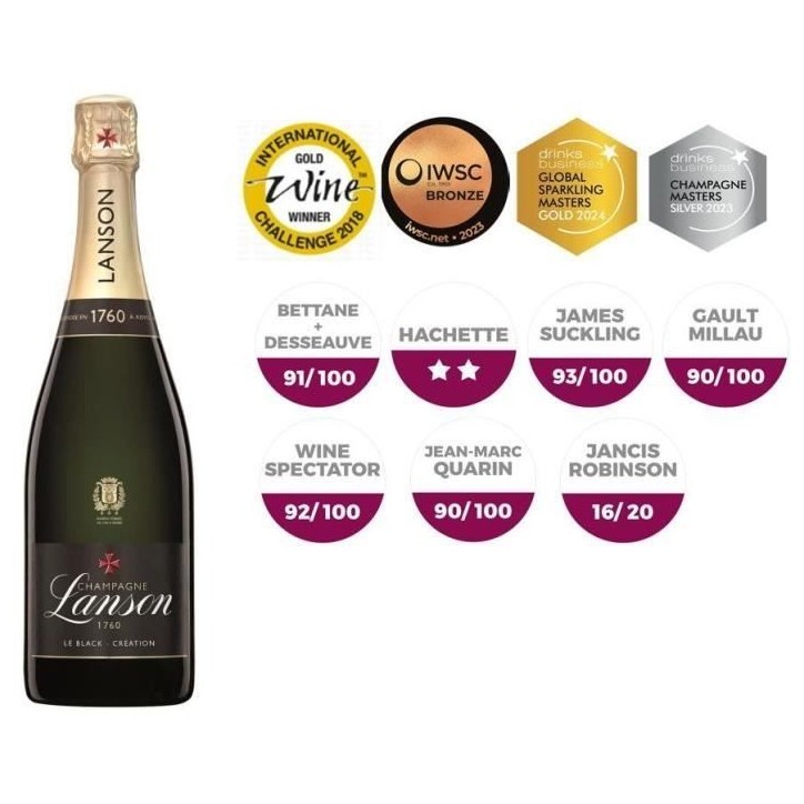 Lanson le Black Création - Brut 75 cl Lanson le Black Création - Brut 75 cl