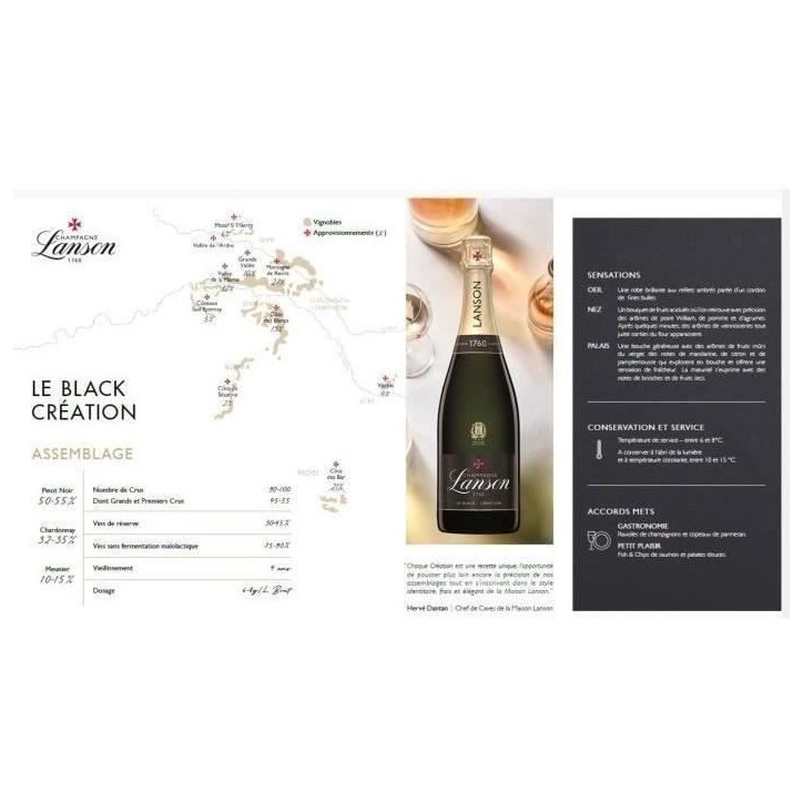 Lanson le Black Création - Brut 75 cl Lanson le Black Création - Brut 75 cl