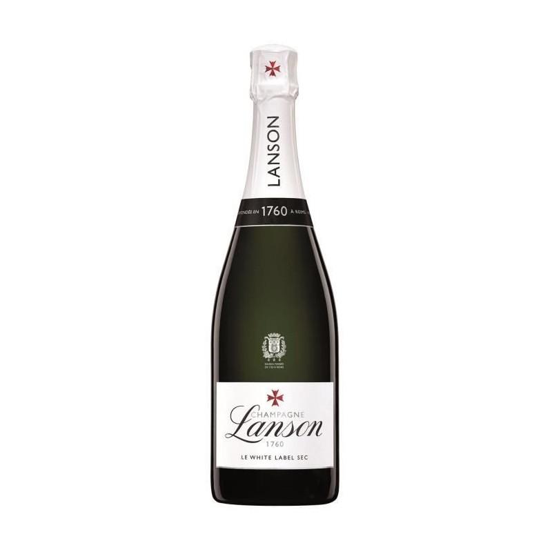 Champagne Lanson Le White Label Sec - 75 cl Champagne Lanson Le White Label Sec - 75 cl