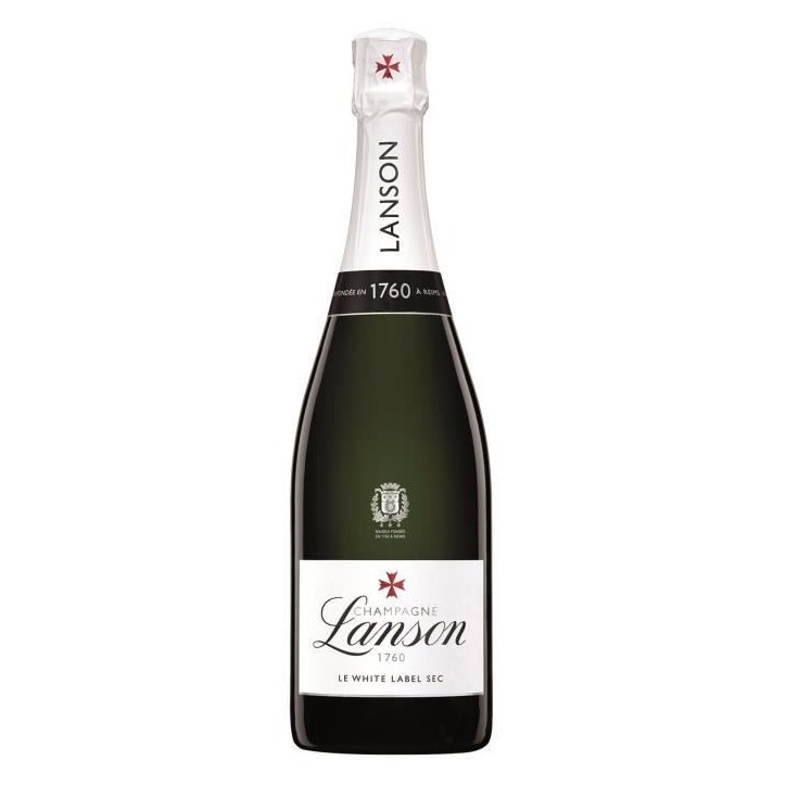 Champagne Lanson Le White Label Sec - 75 cl Champagne Lanson Le White Label Sec - 75 cl