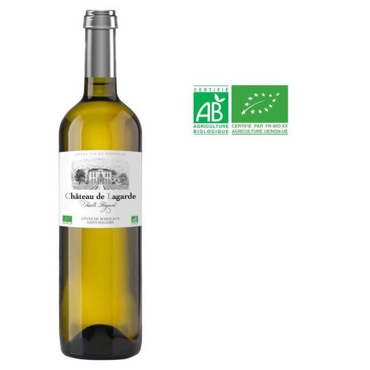 Château de Lagarde 2023 Côte de Bordeaux Saint-Macaire - Vin blanc de Bordeaux - Bio