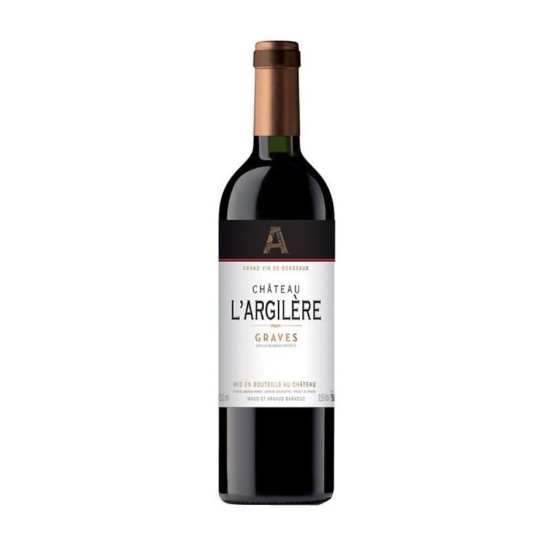 Château L'Argilere 2019 Graves - Vin rouge de Bordeaux Château L'Argilere 2019 Graves - Vin rouge de Bordeaux