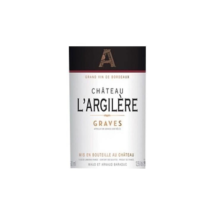 Château L'Argilere 2019 Graves - Vin rouge de Bordeaux