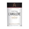 Château L'Argilere 2019 Graves - Vin rouge de Bordeaux