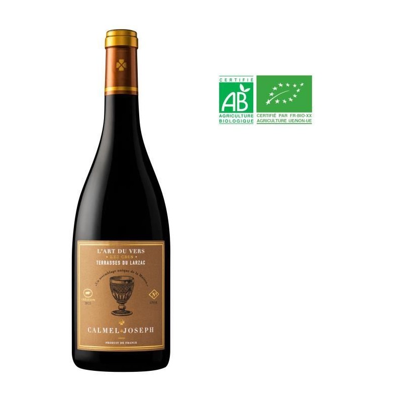 Calmel & Joseph Les Crus l'Art du Vers 2022 Terrasses du Larzac - Vin Calmel & Joseph Les Crus l'Art du Vers 2022 Terrasses du Larzac - Vin