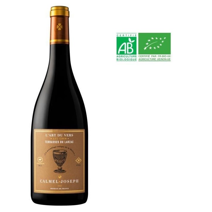 Calmel & Joseph Les Crus l'Art du Vers 2022 Terrasses du Larzac - Vin rouge de Languedoc - Bio Calmel & Joseph Les Crus l'Art du Vers 2022 Terrasses du Larzac - Vin rouge de Languedoc - Bio