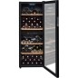 Cave a vin de service - LA SOMMELIERE - SLS90DZ - 91 bouteilles - Porte vitrée réversible - Classe G - 48 x 57,5 x 128,5 cm -