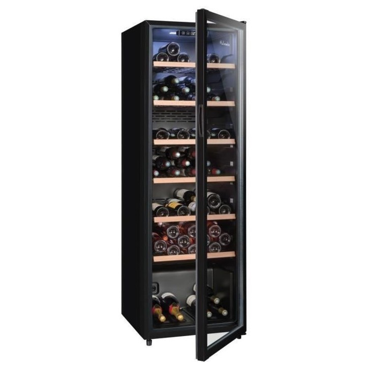 Cave a vin de vieillissement - LA SOMMELIERE - CTVNE147 - 147 bouteilles - Porte vitrée - Classe G - 54,5 x 60,4 x 167,4 cm - N Cave a vin de vieillissement - LA SOMMELIERE - CTVNE147 - 147 bouteilles - Porte vitrée - Classe G - 54,5 x 60,4 x 167,4 cm - N