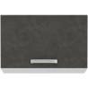 Meuble hotte porte basculante - Gris mat - L 60 x 31,6 x H 36 cm - LAS