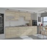 LASSEN Cuisine complete L 300 cm avec demi-colonne four et hotte - Dé