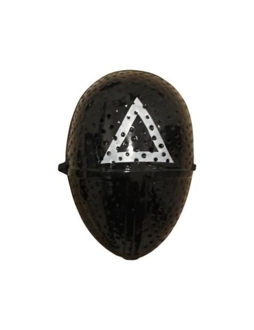 Masque déguisement SQUID GAME - Soldat triangle - Adulte - Noir
