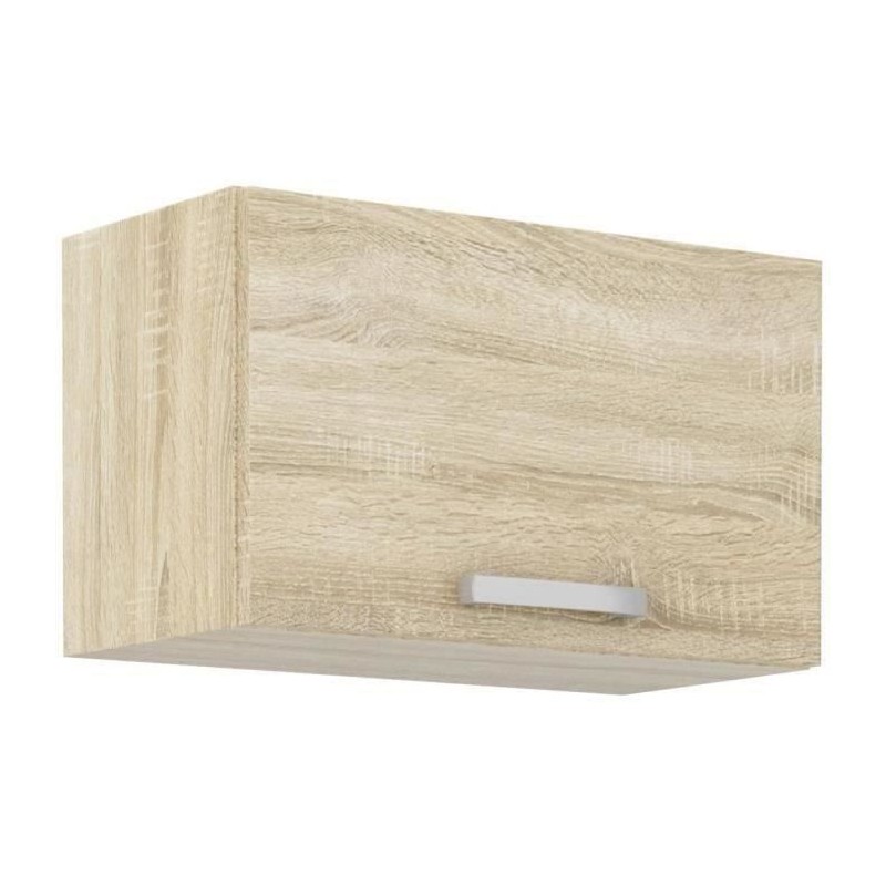 Meuble hotte porte basculante - Décor chene sonoma - L 60 x 31,6 x H Meuble hotte porte basculante - Décor chene sonoma - L 60 x 31,6 x H