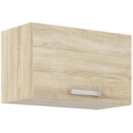 Meuble hotte porte basculante - Décor chene sonoma - L 60 x 31,6 x H