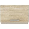 Meuble hotte porte basculante - Décor chene sonoma - L 60 x 31,6 x H