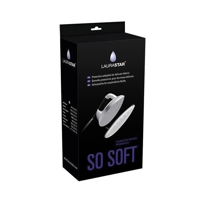 Semelle Softpressing pour fer a repasser LAURASTAR - Protege les tissus délicats