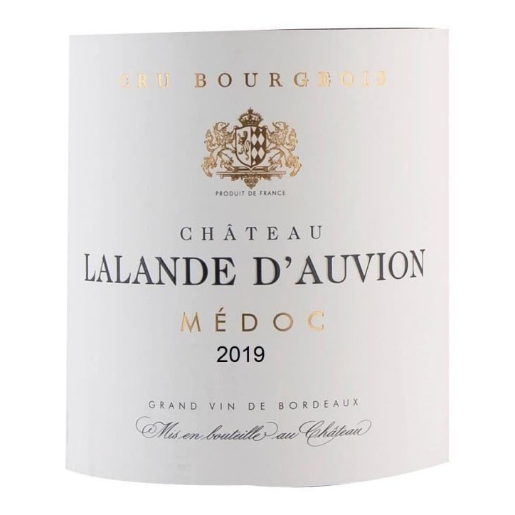 Château Lalande d'Auvion 2019 Médoc - Vin rouge de Bordeaux