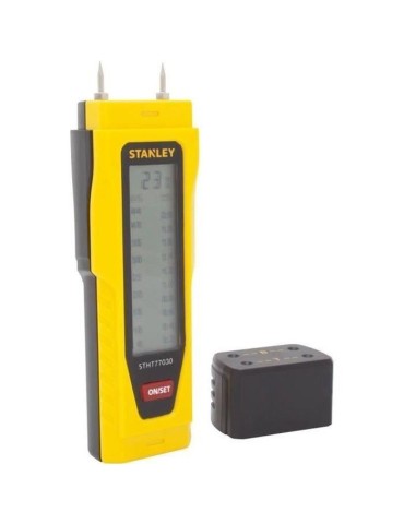 Testeur d'humidité STANLEY - Double unité de mesure - Mesure humidité de bois et de bâtiments