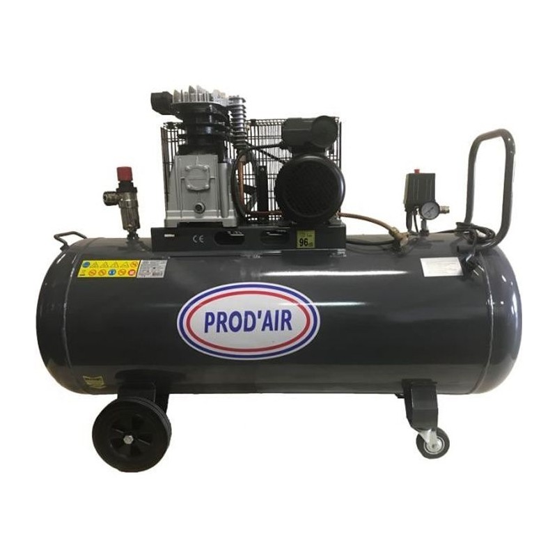 Compresseur d'air horizontal Domac LD200 - 200L - 2200W - 10 bars - 4