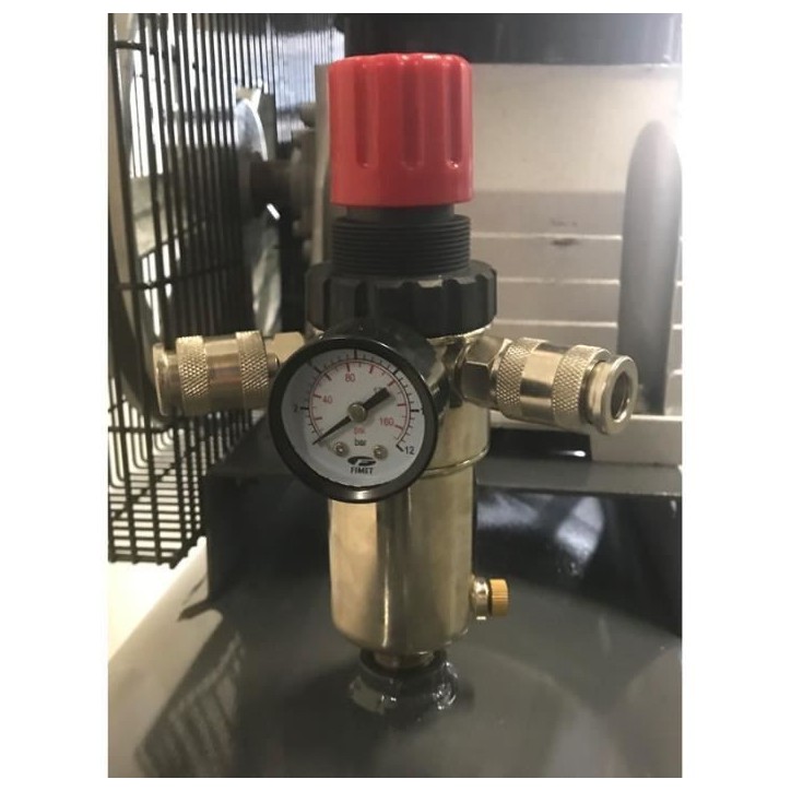 Compresseur d'air horizontal Domac LD200 - 200L - 2200W - 10 bars - 4 CV Compresseur d'air horizontal Domac LD200 - 200L - 2200W - 10 bars - 4 CV